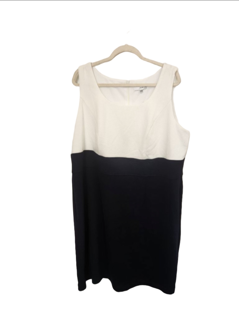 Studio One New York Colorblock Dress 20W Black White